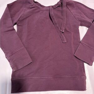 Long Sleeve Kids Tee in Purple